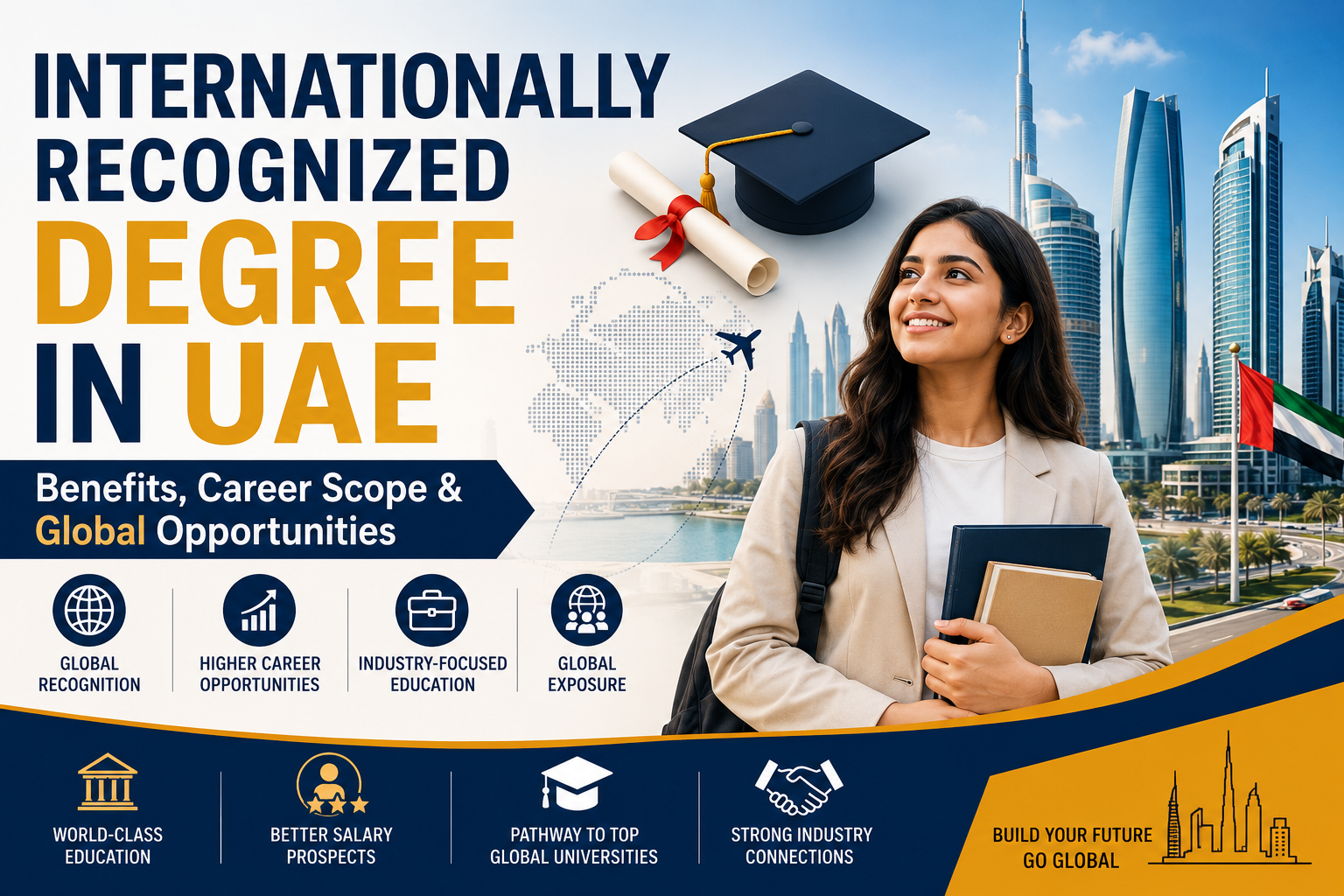 internationally recognized degree in UAE