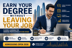 degree for working professionals in Abu Dhabi
